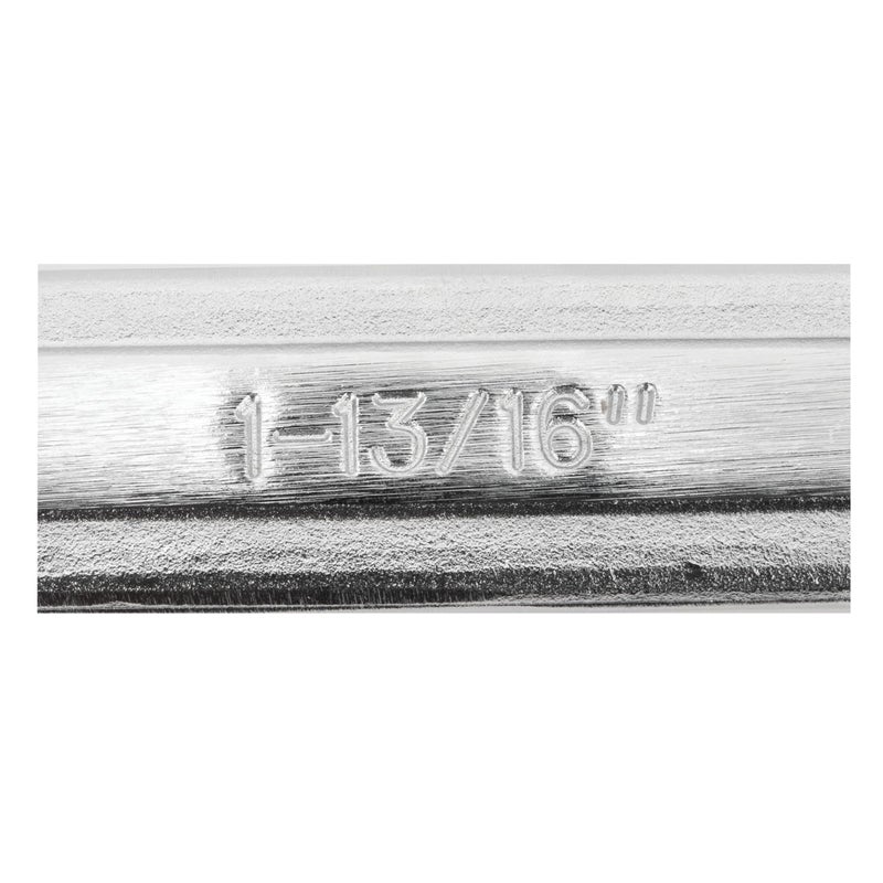 Performance Tool W379B 1-13/16 inch Jumbo Combination Wrench, Drop-Forged Chrome Alloy Steel, Satin Chrome Finish, Rounded Box End - Image 3